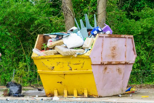 Business waste removal services in Millbank office setting
