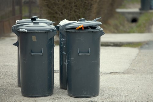 Residential builders waste being sorted and recycled