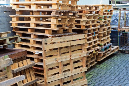 Safe disposal of builders waste materials in Millbank